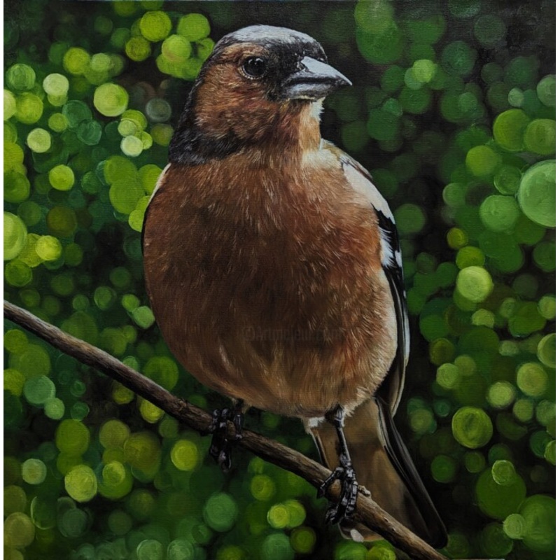 Pinson Des Arbres Painting by Pinceau Des Arbres | ArtMajeur