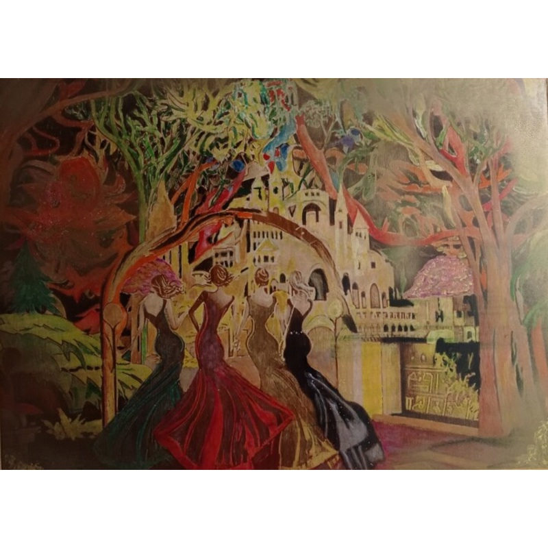 /A Magical Night Painting by Vladislav Panin (Burning beauty) | ArtMajeur