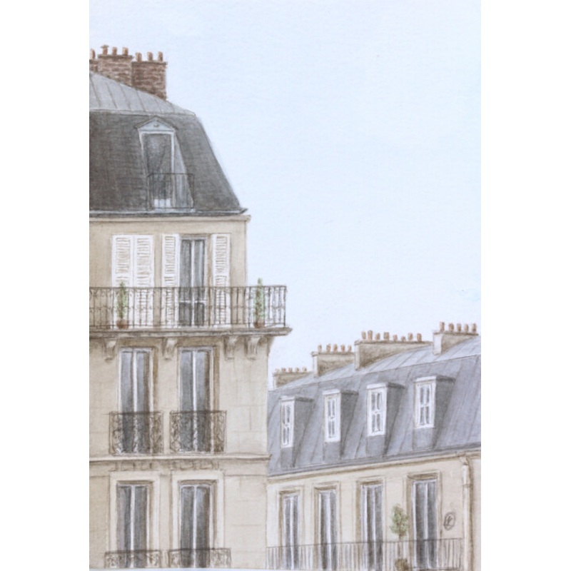 | Petit Paris | Small Pa Painting by Olha Krasko | ArtMajeur